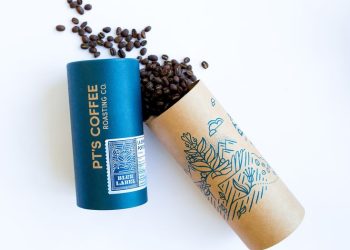 Custom eco-friendly packaging for coffee brands